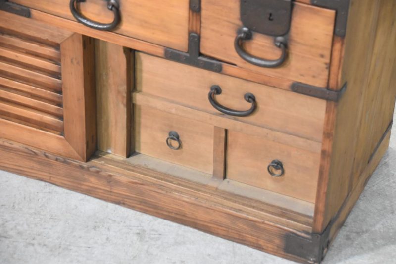 Antique Merchants Chest Width:900mm - Image 7