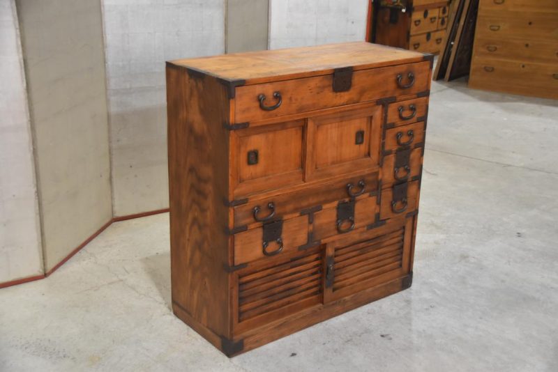Antique Merchants Chest Width:900mm - Image 2