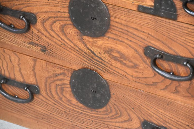 Antique Japanese Elm Merchant Chest Choba Dansu Width:760mm - Image 8