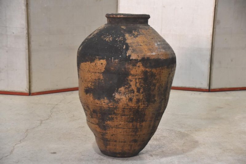 Shigaraki Chatsubo Urn for Dry Tea Height:590mm
