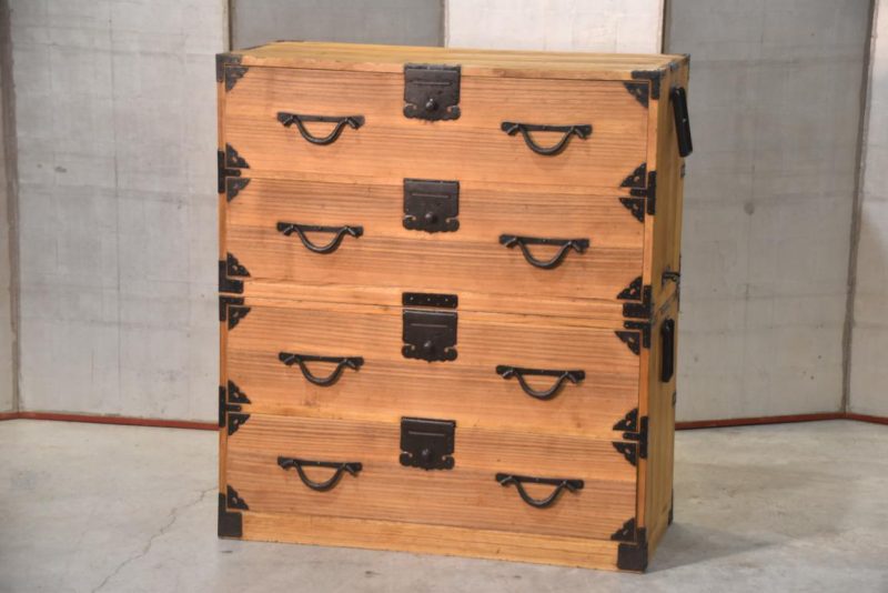 Antique 2 Section Clothing Chest  Width:970mm