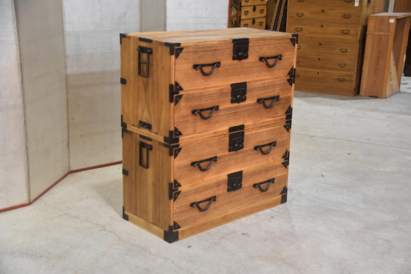 Antique 2 Section Clothing Chest  Width:970mm - Image 5