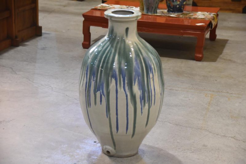 Shigaraki Drip Glaze Tsubo Urn Height:765mm - Image 7