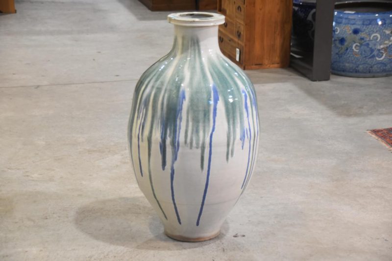 Shigaraki Drip Glaze Tsubo Urn Height:765mm - Image 6