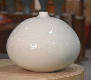 Japanese Seiji (Celadon) Vase Height:270mm