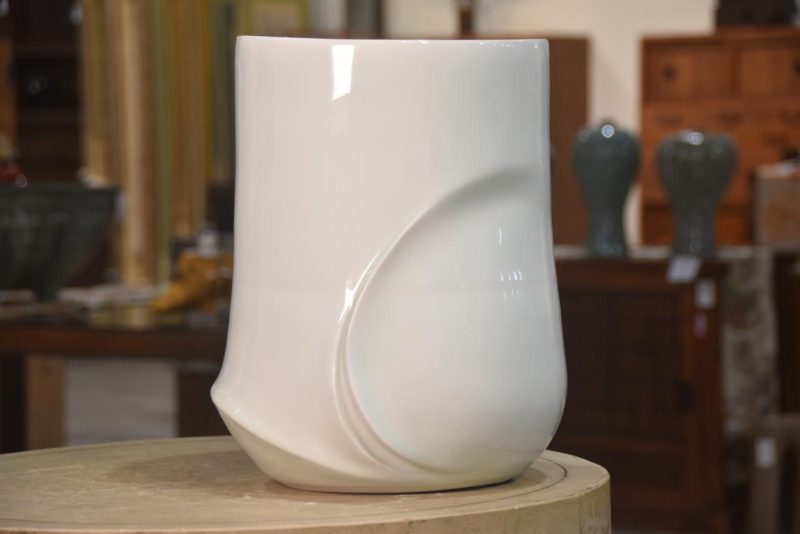 Japanese Seiji (Celadon) Vase Height:358mm - Image 10