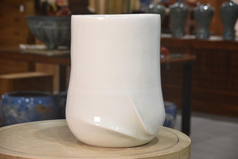 Japanese Seiji (Celadon) Vase Height:358mm - Image 9