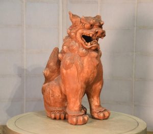 Okinawa Pottery Shishi Height:485mm