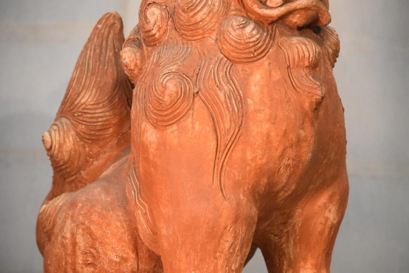 Okinawa Pottery Shishi Height:485mm - Image 7
