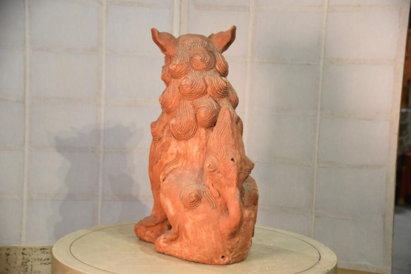Okinawa Pottery Shishi Height:485mm - Image 4