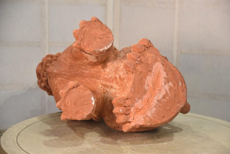 Okinawa Pottery Shishi Height:485mm - Image 3
