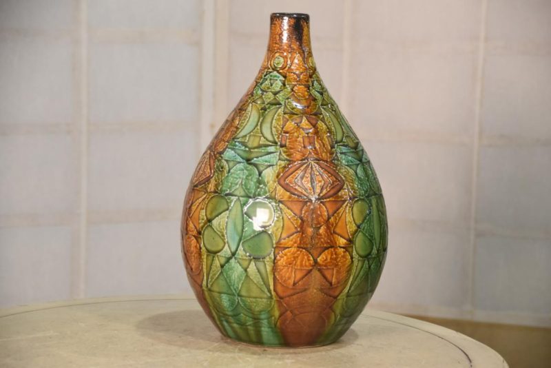 Pottery Vase by Shinkai Kanzan Height:355mm - Image 7
