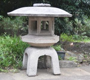 Antique Japanese Garden Lantern Width:1240mm