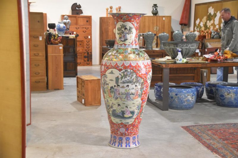 Japanese Imari Ceramic Vase Height:1540mm - Image 9