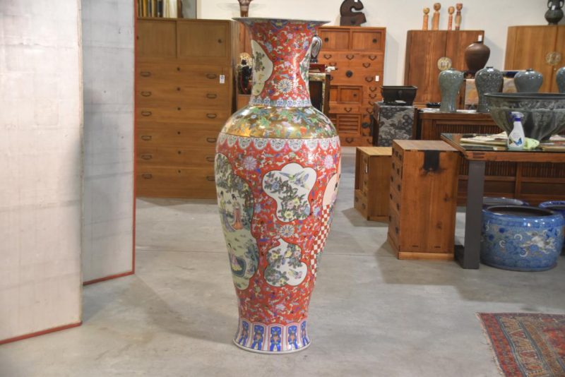 Japanese Imari Ceramic Vase Height:1540mm - Image 8