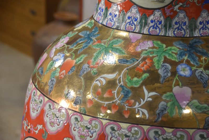 Japanese Imari Ceramic Vase Height:1540mm - Image 7