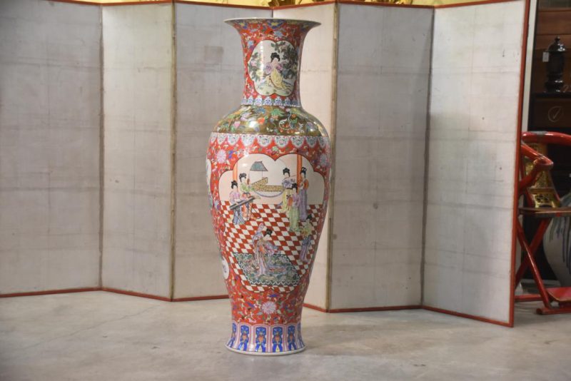 Japanese Imari Ceramic Vase Height:1540mm