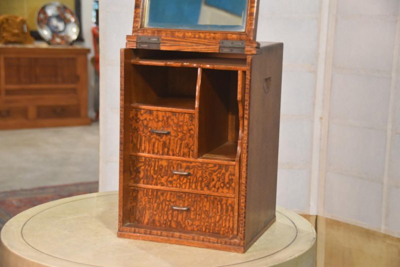 Japanese Kyodai Vanity Chest and Mirror Width:250mm - Image 2