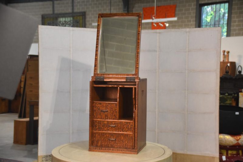 Japanese Kyodai Vanity Chest and Mirror Width:250mm