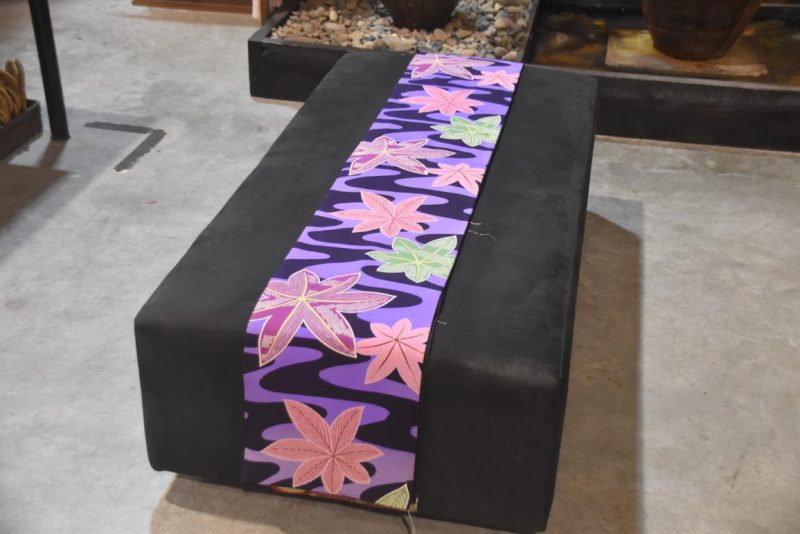 Silk Crepe Vintage Obi Length:4000mm