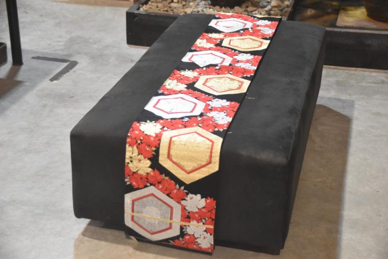 Fukuro Vintage Obi Table Runner Length:4000mm