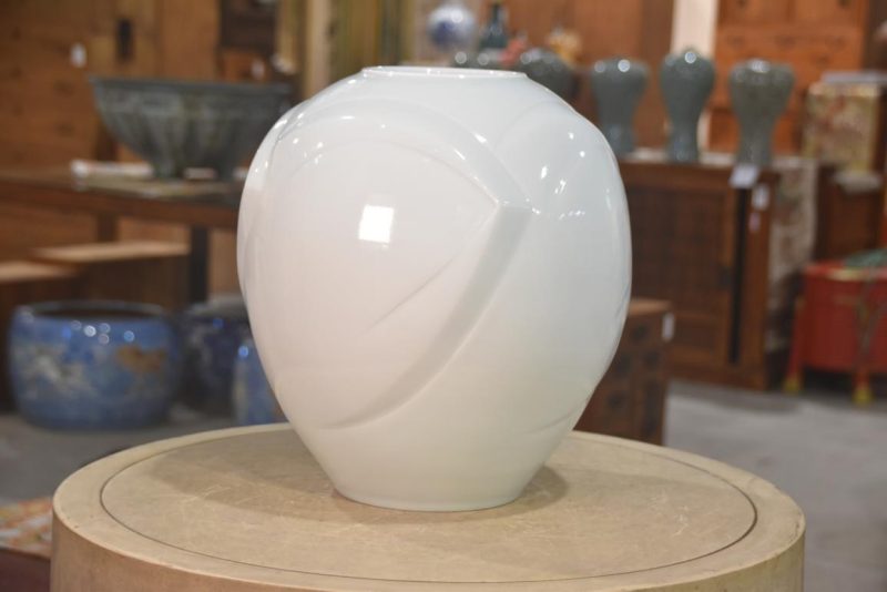 Japanese Seiji (Celadon) Vase Height:345mm - Image 3