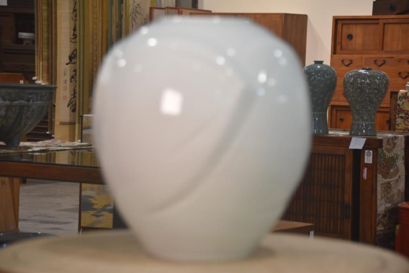Japanese Seiji (Celadon) Vase Height:345mm - Image 10