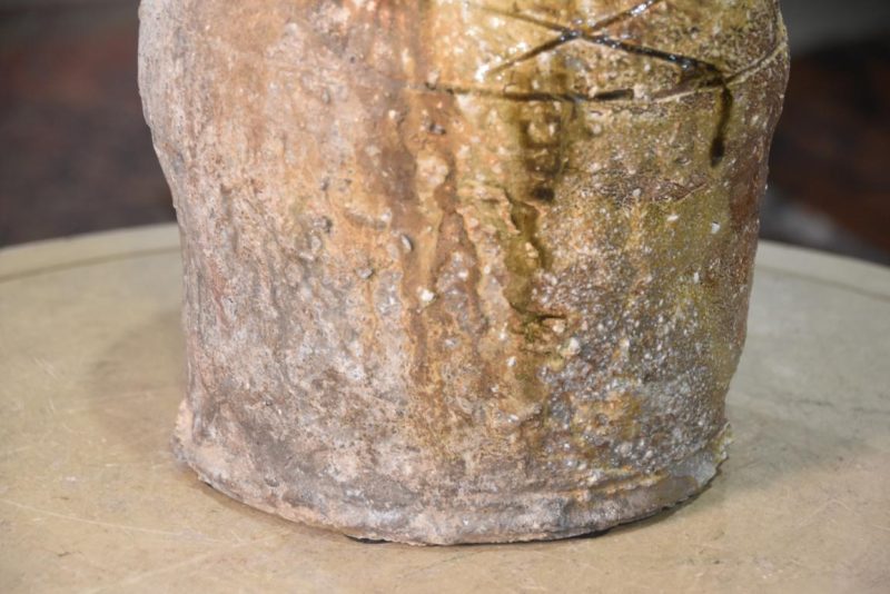 Shigaraki Wood Fired Tsubo Vase Width:220mm - Image 4