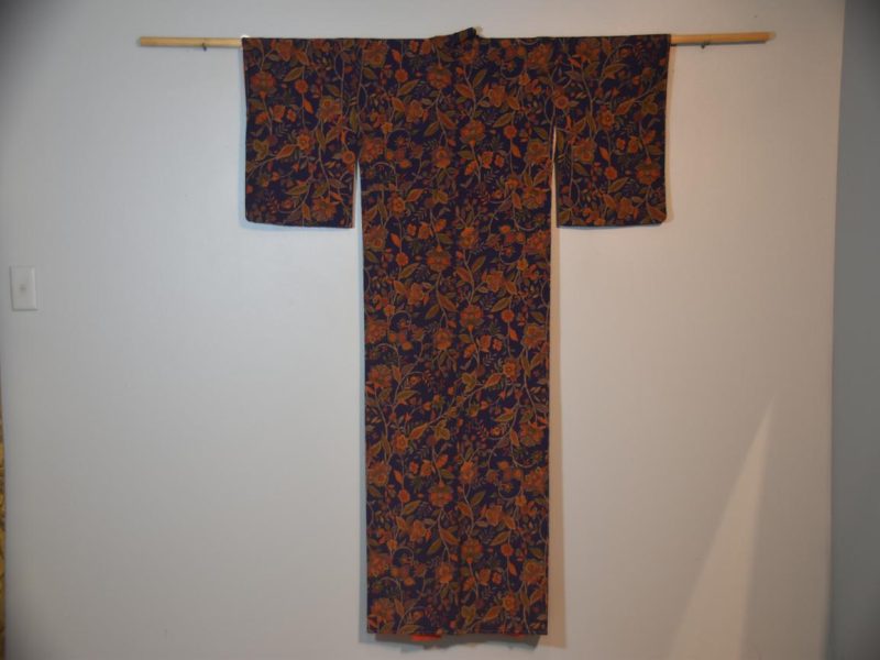 Japanese Silk Crepe Kimono - Image 6
