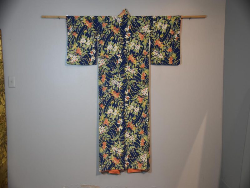 Japanese Kimono in an overall pattern