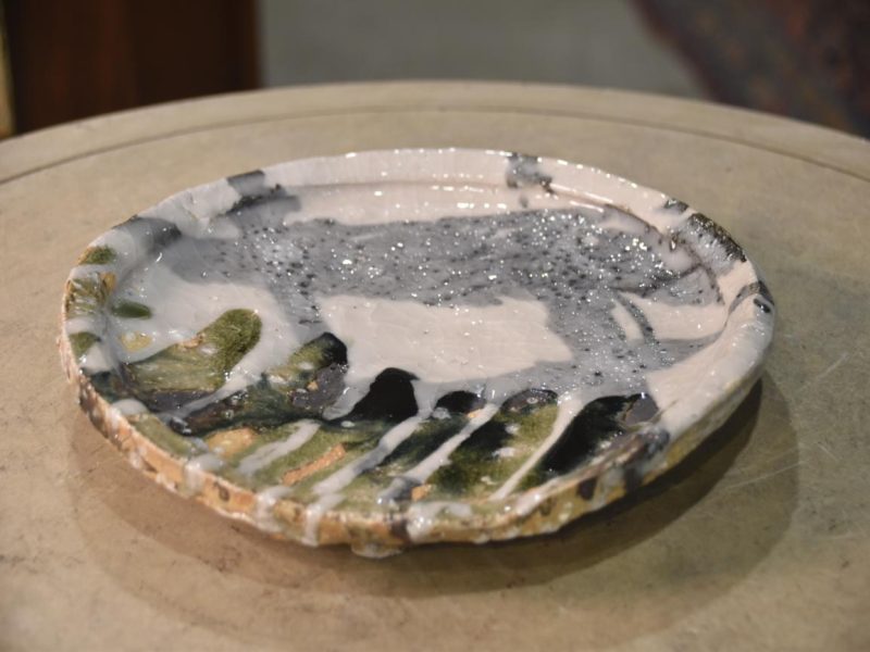 Shigaraki Pottery Plate by Takuma Murakoshi Width:260mm - Image 3