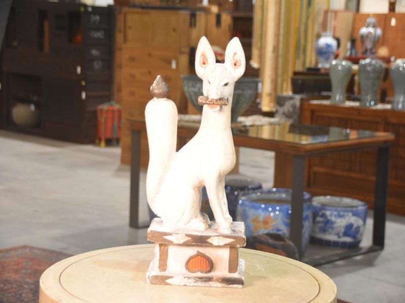 Fushimi Ningyo Kitsune (Shrine Fox) Height:450mm
