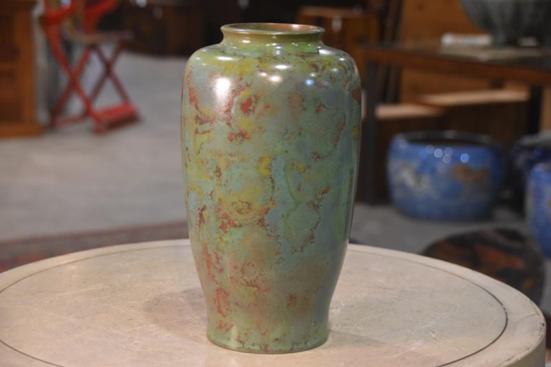Japanese Seido Bronze Vase Height:300mm - Image 4