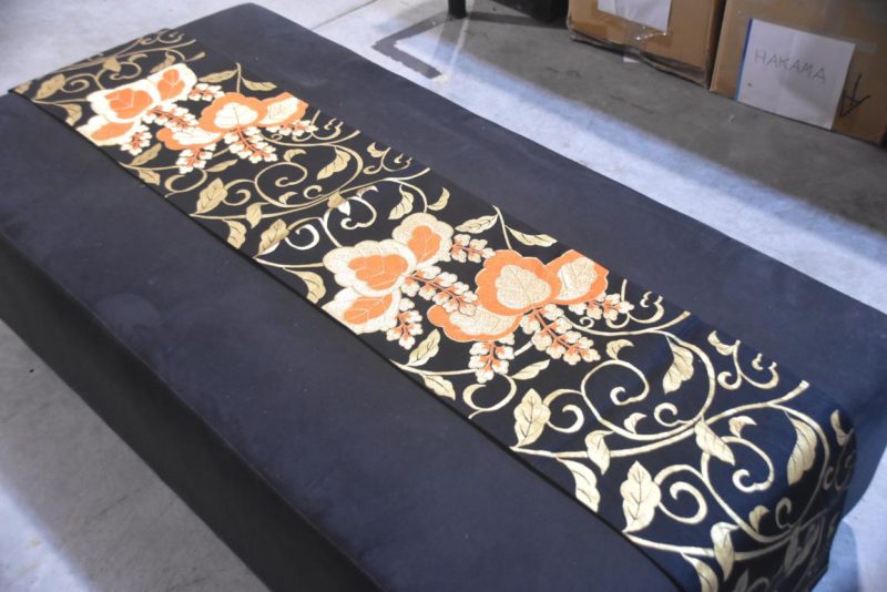 Vintage Red and Black Obi Table Runner  Length:4000mm - Image 6