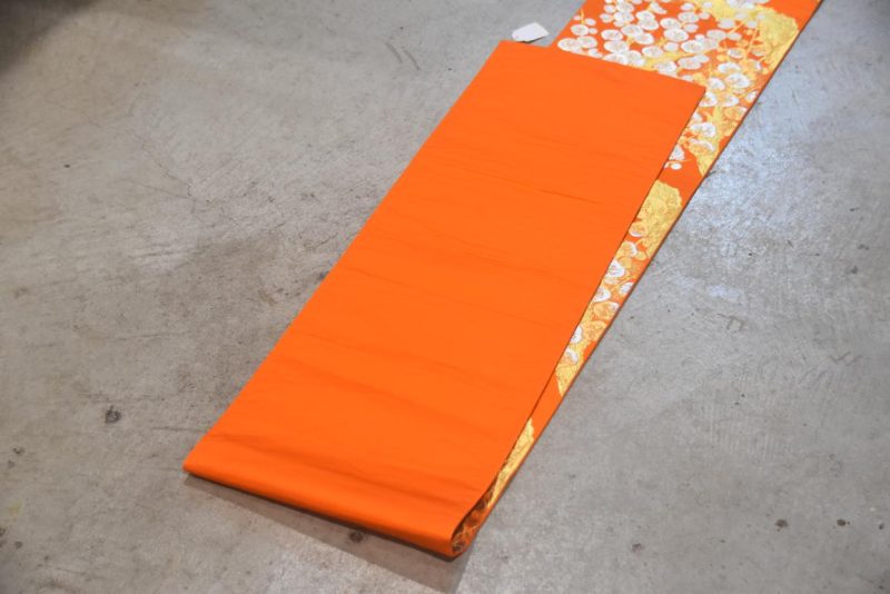 Fukuro Vintage Obi Table Runner with Cherry Blossoms Length:4000mm - Image 2