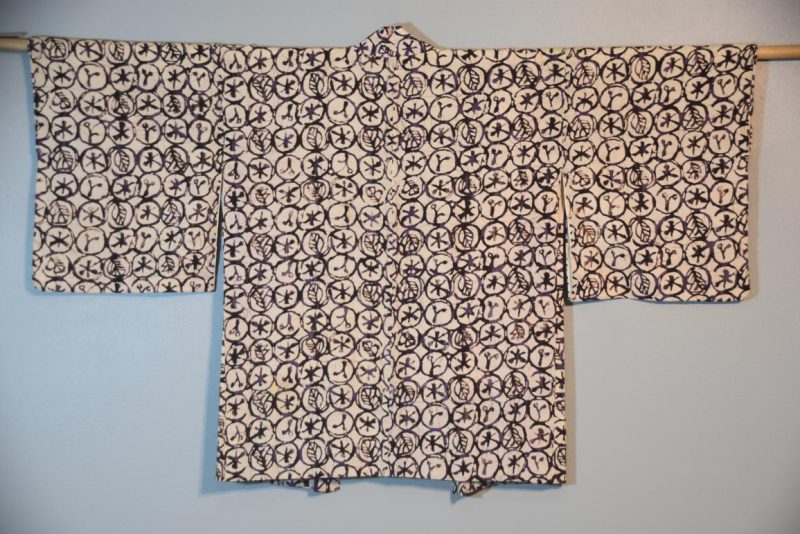 Japanese Vintage Silk Haori Jacket - Image 3