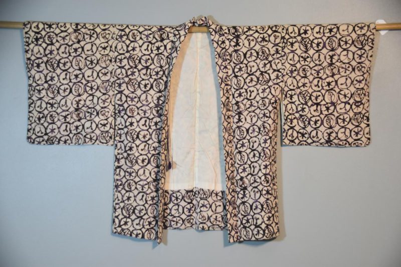 Japanese Vintage Silk Haori Jacket - Image 4