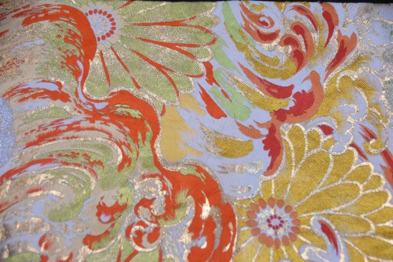 Vintage Maru Obi Sash Table Runner with Wave Design Length:4000mm - Image 9