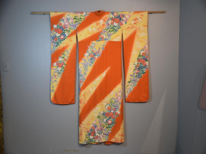 Japanese Silk Furisode Kimono