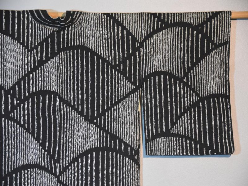Japanese Silk Shibori Haori - Image 7