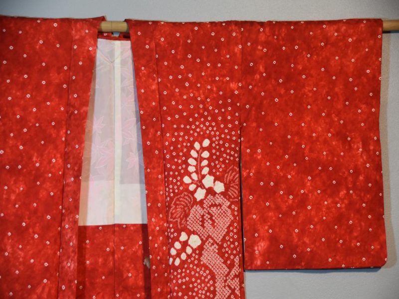 Japanese Silk Shibori Haori - Image 5