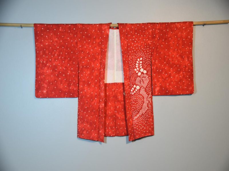 Japanese Silk Shibori Haori - Image 4