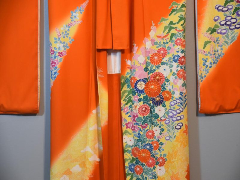 Japanese Silk Furisode Kimono - Image 3