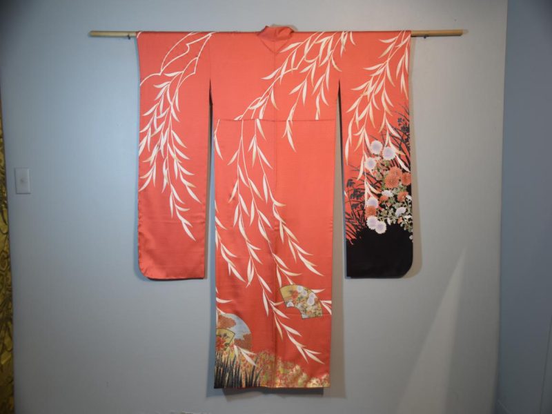 Japanese Silk Furisode Kimono