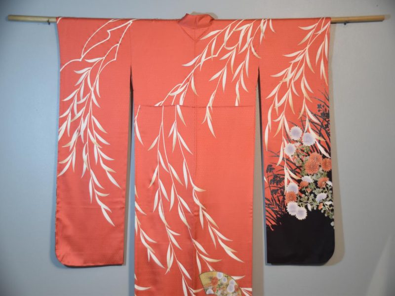 Japanese Silk Furisode Kimono - Image 6