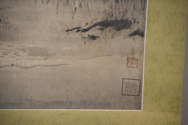 Large Japanese Sumi-E Ink Brush Landscape Scroll Width:1300mm - Image 8