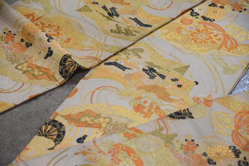 Vintage Maru Obi Sash Table Runner  Length:4000mm - Image 2