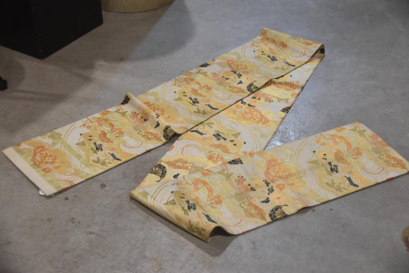 Vintage Maru Obi Sash Table Runner  Length:4000mm - Image 7
