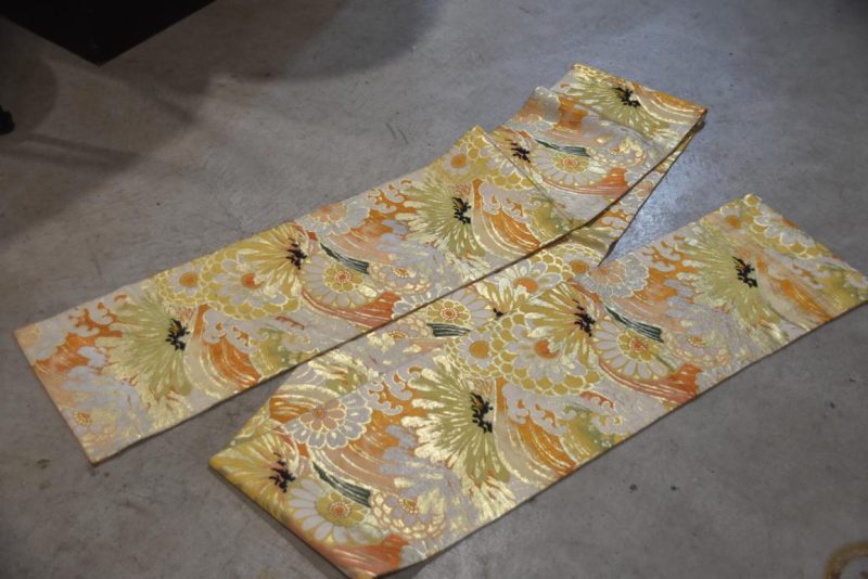 Vintage Maru Obi Sash Table Runner  Length:4000mm - Image 7