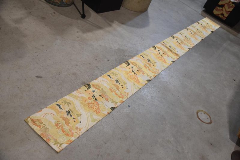 Vintage Maru Obi Sash Table Runner  Length:4000mm - Image 6